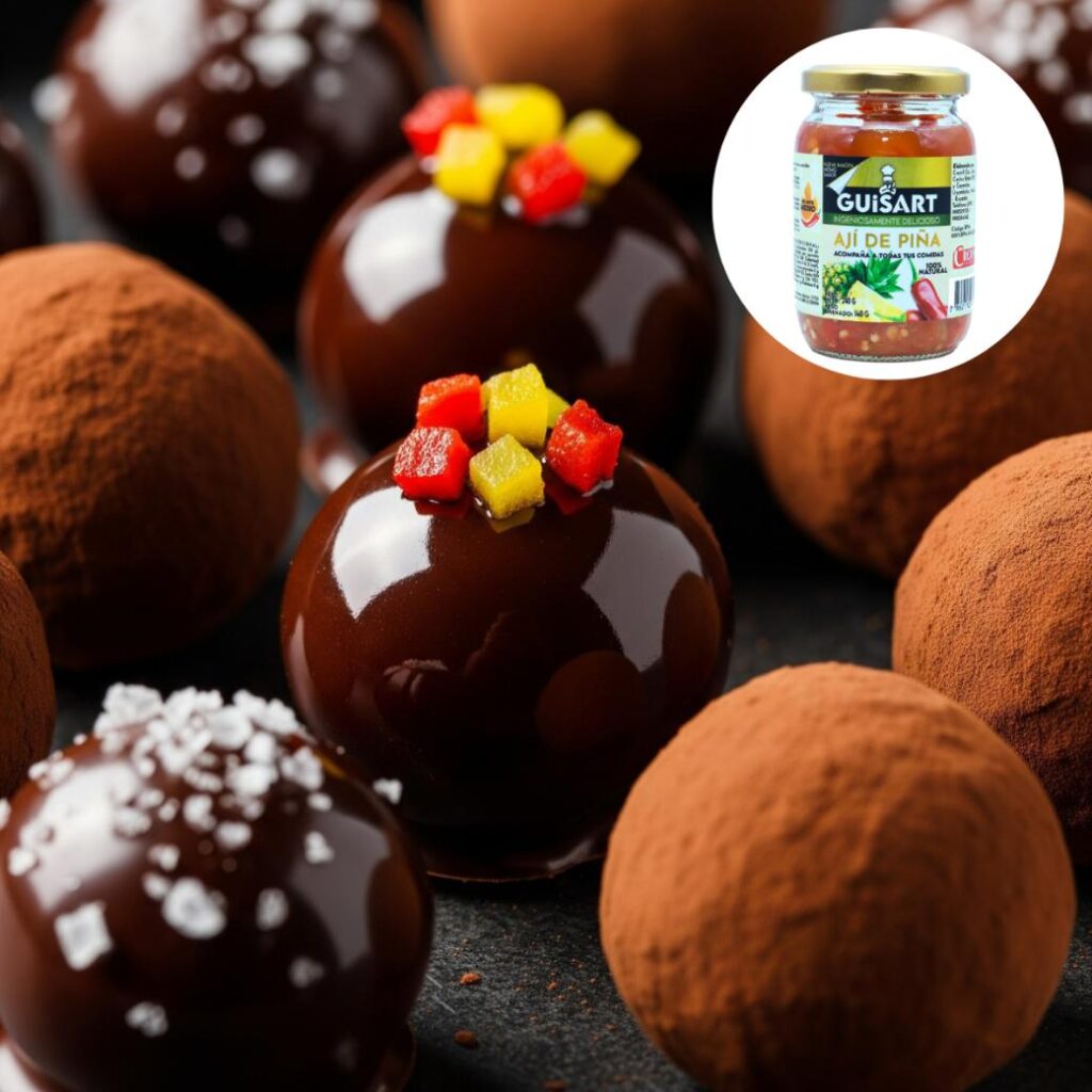 bombones con ají de piña guisart
